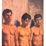 ANONIMO, Three male figures
