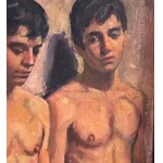 ANONIMO, Three male figures