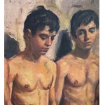 ANONIMO, Three male figures