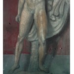 UNBEKANNTE UNTERSCHRIFT, männliche Figur