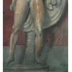 UNBEKANNTE UNTERSCHRIFT, männliche Figur