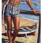 ANONIMO, Male Figure by the Sea