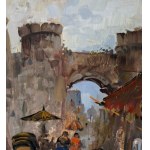 ANONIMO, Neapolitan street with figures