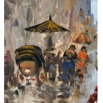 ANONIMO, Neapolitan street with figures