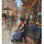 ANONIMO, Neapolitan street with figures