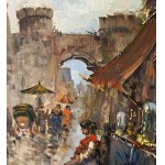 ANONIMO, Neapolitan street with figures
