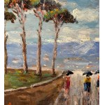 Antonio Cannata, View with figures - Antonio Cannata