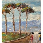 Antonio Cannata, View with figures - Antonio Cannata