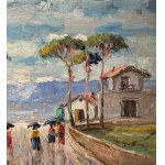 Antonio Cannata, View with figures - Antonio Cannata