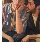 ANONIMO, Two figures in an interior scene
