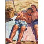 ANONIMO, Two figures by the sea