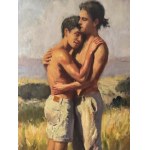 ANONIMO, two figures in an embrace