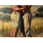 ANONIMO, two figures in an embrace