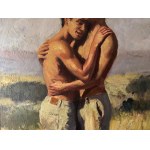 ANONIMO, two figures in an embrace