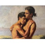 ANONIMO, two figures in an embrace
