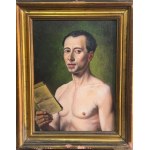 ANONIMO, Nude Male with a Book