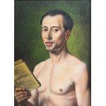 ANONIMO, Nude Male with a Book