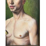 ANONIMO, Nude Male with a Book
