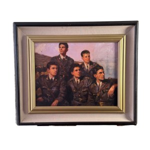 SCUOLA ITALIANA, portret pięciu żołnierzy