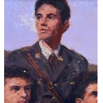 SCUOLA ITALIANA, portret pięciu żołnierzy