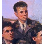 SCUOLA ITALIANA, portret pięciu żołnierzy