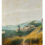 A. Beltrame, Landscape with a Flock of Sheep
