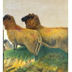 A. Beltrame, Landscape with a Flock of Sheep