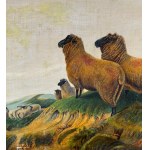 A. Beltrame, Landscape with a Flock of Sheep