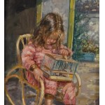Salvatore Rodriguez, little girl in a garden
