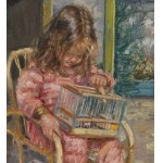 Salvatore Rodriguez, little girl in a garden