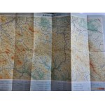TURISTICKÁ MAPA NÍZKYCH BESKIDOV, ŠTÁTNY PODNIK PRE VYDÁVANIE KARTOGRAFICKÝCH PUBLIKÁCIÍ, VARŠAVA 1974