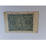 EIN-ZŁOTY-BANKNOTE, KRAKAU, 1. AUGUST 1941, EMISSIONSBANK IN POLEN