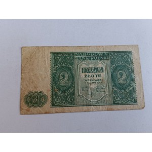 BANKNOT DWA ZŁOTE WARSZAWA 15 MAJA 1946 R. NARODOWY BANK POLSKI