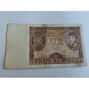 100 ZLOTY BILL, WARSAW, NOVEMBER 9, 1934, BANK OF POLAND