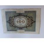 BANKNOT 100 MAREK HUNDERT MARK BERLIN 1 LISOPADA 1920 R. REICHBANKNOTE