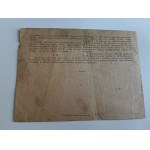 SHARE CERTIFICATE, CZUDEC, SAVINGS AND LOAN ASSOCIATION, 1911