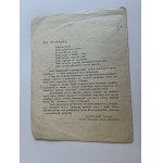 COUVERTURE DU RECUEIL DE CHANSONS DE LA JEUNE CAMPAGNE DE JERZY OLSZEWSKI, VARSOVIE, 1937, STANISŁAW GIERAT