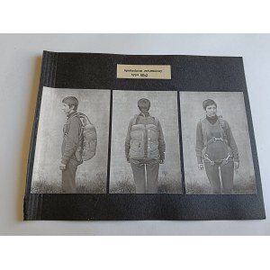 SPADOCHRON RATOWNICZY TYPU SP-5, 3 ZDJĘCIA NA KARCIE ZE STAREGO ALBUMU