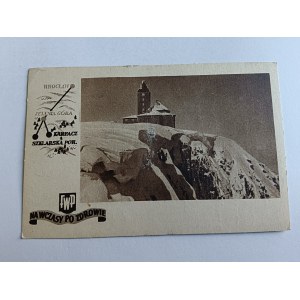 LES KARKONOSZE, LES CUVETTES ENNEIGÉES, LE PAYS DE SIW, LE CACHET, L'AUTOCOLLANTE, DES VACANCES POUR LA SANTÉ AVEC LA FWP, KARPACZ, SZKLARSKA PORĘBA