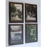 LOT DE 9 CARTES POSTALES DE KROŚCIENKO WYŻNE SUR UNE PHOTOGRAPHIE D'ÉPOQUE, DĘBINA