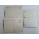 SET OF 7 POSTCARDS: VINTAGE CARS—KAW, MERCEDES, DKW, BMW, FIAT