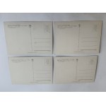 LOT DE 9 CARTES POSTALES « L'AUTOMNE DANS LES TATRAS » – FESTIVAL INTERNATIONAL DU FOLKLORE DES TERRES DE MONTAGNE À ZAKOPANE, CAFÉ