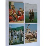 LOT DE 9 CARTES POSTALES « L'AUTOMNE DANS LES TATRAS » – FESTIVAL INTERNATIONAL DU FOLKLORE DES TERRES DE MONTAGNE À ZAKOPANE, CAFÉ