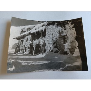 PRL TATRY WYSOKIE SCHRONISKO NA HALI GĄSIENICOWEJ FOT. P. MYSTKOWSKI 1961 R.