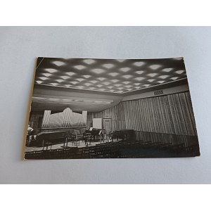 République populaire de Pologne, Bydgoszcz, Philharmonie de Poméranie « Ignacy Paderewski », petite salle. Photo : K. Jabłoński, 1964.