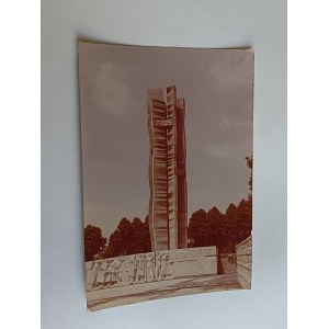 People's Republic of Poland, Łódź: Monument to the Revolutionary Deed, Sculptor K. Karpinski, Photo by J. Mucha, Sepia, 1975