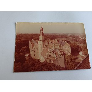 People's Republic of Poland, Olesnica, Piast Castle. Photo by S. Arczyński, sepia tone, 1986.