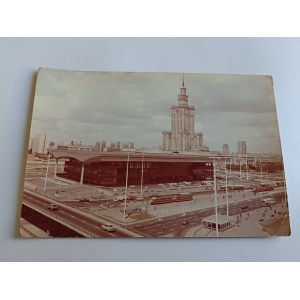 PRL WARSZAWA DWORZEC CENTRALNY FOT. E. PASZKOWSKA SEPIA 1979 R.