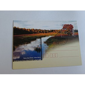 KARTKA POCZTOWA DOLINA BIEBRZY FOT. A. KODYM 2003 R. STEMPEL