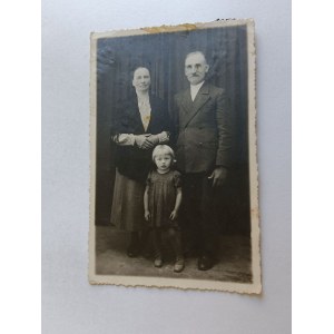 PHOTO : FEMME, HOMME, ENFANT, FAMILLE, 1941
